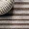 Jonathan Y Sukie Modern Offset Stripe Brown/Beige 3 ft. x 5 ft. Indoor/Outdoor Area Rug SMB133B-3 - alternate 2