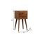 Homeroots 22" Chestnut Solid Wood Two Drawer Nightstand 722547 - alternate 2