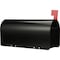 Gibraltar Ironside Black Steel Post Mount Mailbox MB801BAM - alternate 2