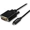 Startech.Com 3m USB-C auf DVI Kabel - USB 3.1 Typ C zu DVI - 1920 x 1200 - Schwarz CDP2DVI3MBNL - alternate 1