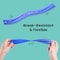 Lockermate By Bostitch Flexi Rulers, 12-inch Flexible Non-Breakable Ruler, 12-Pack, Blue 01137-BLUE - alternate 2