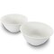 Gibson Home 2 Piece 7.5 Inch Ceramic All-Purpose Round Bowl Set in White 122924.02 - alternate 1
