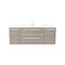 Cutler Silhouette Collection 48 in Wall Mount Bathroom Vanity - 2 Doors, 2 Drawers With Top, Aria FV-ARIA48 - alternate 1