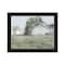 Homeroots Green Country Morning Black Framed Print Wall Art 530029 - alternate 1