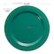 Smarty Had A Party Solid Green Holiday Round Plastic Dinnerware Value Set (120 Dinner Plates + 120 Salad Plates), 240PK 110GRVP-CASE - alternate 2