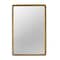 Homeroots 35" Brown Solid Wood Framed Accent Mirror 485061 - alternate 1