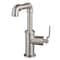 Kingston Brass One-Handle Single-Hole Bathroom Faucet with Push Pop-Up Drain, Brushed Nickel LS6008KL - alternate 1