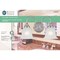Boston Harbor Boston Harbor LYB130928-2VL-BN Wall Sconce, CFL Lamp, Brushed Nickel LYB130928-2VL-BN - alternate 2