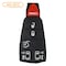 Aks Keys New Remote Fobik Key Keyless Fob Pad Buttons For Caravan and Town & Country 6B RP-CHRYS-22 - alternate 2