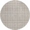 Homeroots 8' Taupe And Ivory Round Geometric Washable Indoor Outdoor Area Rug 614787 - alternate 2