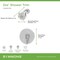 Symmons Dia HydroMersion Multi Spray Single Handle Shower Trim Kit with Volume Control (Valve Not Included) S3591B15TRM - alternate 2