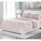 Homeroots Four Piece Light Pink Linen Sheet Set 520698 - alternate 1