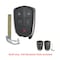 Aks Keys 2015 - 2020 Cadillac Smart Key Shell 5B HU100 Blade RS-CADI-01 - alternate 1