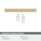 Amerock Blackrock 3-3/4 in 96 mm Center-to-Center Champagne Bronze Cabinet Pull BP55276CZ - alternate 3