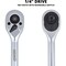 Neiko 0.25 in Drive 100-Tooth Reversible Oval Head Ratchet Wrench, 6 in Handle Length 03115A - alternate 2