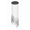 Z-Lite Forest 11 Light Chandelier, Matte Black, 24 In W x 23.75 In H 919MP24-11R-MB-LED - alternate 2