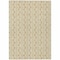 Homeroots 9' X 12' Gold And Beige Ogee Washable Indoor Outdoor Area Rug 601570 - alternate 2