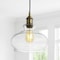 Jonathan Y Wyatt 9.5" Adjustable Drop Pharmacy Metal/Glass LED Pendant, Brass Gold JYL3515A - alternate 2