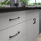 Richelieu 7 9/16-inch (192 mm) Center to Center Matte Black Contemporary Cabinet Pull BP7350192900 - alternate 2