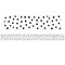 Teacher Created Resources Black Painted Dots on White Straight Border Trim, 35 Feet Per Pack, 6PK TCR7083 - alternate 2
