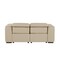 Homeroots 77in Cream and Brown Italian Leather Power Reclining Loveseat With Storage 720545 - alternate 2