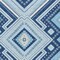 Homeroots 3' X 5' Navy Blue Aqua And Ivory Tribal Washable Indoor Outdoor Area Rug 598136 - alternate 2