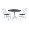 Whitewood Industries Extension Dining Tables, 45 in L, 38 in H, Parawood, 3 Piece Set K05-42DPT-27-C61-2 - alternate 1
