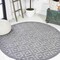 Jonathan Y Portmany Neutral Diamond Trellis Dark Gray 5 ft Round Indoor/Outdoor Area Rug IBZ104A-5R - alternate 1