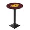 Holland Bar Stool Co 36" Blk Wrinkle Central Michigan Pub Table, 36" dia. Top L217B3636CenMic - alternate 1