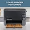 West Bend QuikServe 2-Slice Toaster with Extra Wide Slots, in Black 77224 - alternate 2