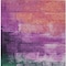 Homeroots 3' X 5' Purple Salmon And Green Abstract Washable Indoor Outdoor Area Rug 610955 - alternate 2