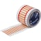 Brady PermaSleeve HX Heat Shrink Double Sided Wire Marking Sleeves, Orange, 0.187 in. Dia x 2 in. W 2HX-187-2-OR - alternate 1