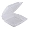 Empress PP Hinged Container Vented Clear 9 in x 9 in 1 Compartment, 150PK ECLPPHL-91 - alternate 1