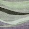 Homeroots 9' X 12' Purple And Green Abstract Washable Indoor Outdoor Area Rug 603687 - alternate 2