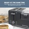 West Bend 2-Slice Toaster with Egg Cooker and Meat Warmer, in Black 78500 - alternate 3