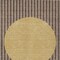 Homeroots 9' X 12' Brown And Beige Striped Washable Indoor Outdoor Area Rug 597155 - alternate 4