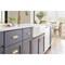 Amerock Stature 5-1/16 in 128 mm Center-to-Center Golden Champagne Cabinet Cup Pull BP22439BBZ - alternate 3