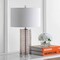 Jonathan Y Cole 27.5" Modern Fused Glass Cylinder LED Table Lamp, Smoky Gray, 2PK JYL4016C-SET2 - alternate 2