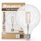 Bulbrite LED Filament, 8.5 Watt Dimmable G40 Light Bulb, Clear Glass Finish, E26 Base, 4000K, 800 Lumens, 2PK 862094 - alternate 3