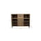 Homeroots 55in Gray and Black Solid Wood Sled Console Table With Storage With Storage 490145 - alternate 2