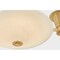 Corbett Lighting Cologne 3 Light Integrated LED Flush Mount in Vintage Brass 521-45-VB - alternate 2