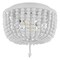 Jonathan Y Allison 10" 2-Light Shabby Chic Farmhouse Wood Beaded/Metal LED Flush Mount, White JYL9074D - alternate 2