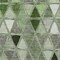 Homeroots 5' X 8' Green And Fern Green Geometric Washable Indoor Outdoor Area Rug 583011 - alternate 2