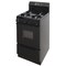 Premier Gas Range, Four 9100 BTU Open Burners, 20 inW x 44 inH x 24.5 inD, 2.42 cu. Ft., Black 805729 - alternate 1
