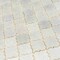 Apollo Tile Artisana 12x12 in. Silver White Textured, Foiled Stone Arabesque Lantern Mosaic Wall Tile, 5PK APLBRJ882A - alternate 2