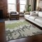 Homeroots 3' X 5' Sage And Ivory Abstract Washable Indoor Outdoor Area Rug 613602 - alternate 2