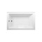 Kingston Brass 60-Inch Acrylic Rectangular 3-Wall Alcove Tub Combo with Waste and Overflow Drain, Left Hand Drain CVTAP603622L3 - alternate 2