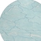 Homeroots 8' Aqua And Ivory Round Abstract Washable Indoor Outdoor Area Rug 601022 - alternate 2