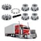 Mytee Products Complete Axle Cover Kit with Removable Hubcaps & 33 mm Threaded Nut Covers LNC-KIT-STD - alternate 3