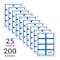 C-Line Products 8-1/2" x 11" Cubicle Keepers Display Pockets for Fabric Surfaces, 25PK 38991 - alternate 1